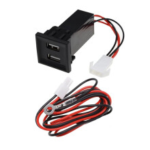 Adaptador de Cargador de Coche USB Doble de 12 V para T5 Transporter 2003-2009, Cargador de Teléfono para para Interruptor en del Tablero
