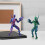 Conjunto de figuras de ação Titan 13 impressas em 3D, 2 peças de 5,3 polegadas. 8