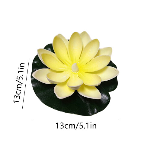 Ηλιακή πλωτή αδιάβροχη λάμπα πισίνας Lotus Light 1 συσκευασία 2