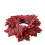 Coroa de velas em forma de folha de bordo vermelha, 7,6 cm (3 polegadas) 2