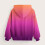 Moletom feminino oversized com degradê, modelagem solta, tamanhos 2 a 13. 4