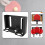 Amleso ping pong paddle holder storage rack for home office 7