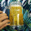 Double-layer plastic beer mug with handle freezer-safe 400ml 8