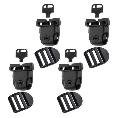 Spa Cover Locks Heavy-Duty Plastic 4-Pack