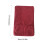 Μαξιλάρι μπράτσου καναπέ Lambswool με τσέπες 22x15" κόκκινο 2