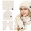 Winter 3-in-1 Schal Mütze Handschuh Set Fleecegefüttert Touchscreen 2