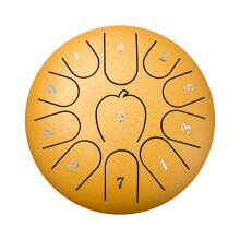 Steel Tongue Drum 6 Inch 11-Note Outdoor Rain Instrument