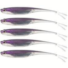 Artificial Floating Fishing Lure Bionic Forked Tail 5 pcs