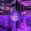 Solar lichtslinger met koperdraad, 100 LED's, 10 meter, paars 7