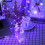Solar lichtslinger met koperdraad, 100 LED's, 10 meter, paars 8