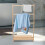 Bamboo towel rack leaning ladder 3-tier 2