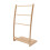 Bamboo towel rack leaning ladder 3-tier 3