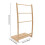 Bamboo towel rack leaning ladder 3-tier 8
