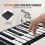 Roll-Up Piano Keyboard 88 Keys with LED Display and MIDI 5
