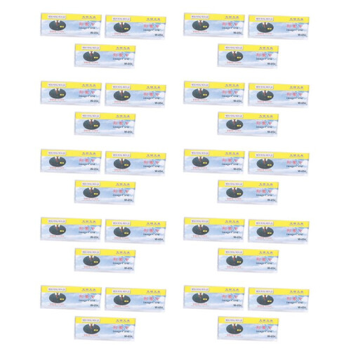 Safetypin Clear Hard Plastic Name Tag Clip Holder 30 Pcs 1