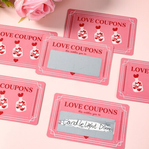 Valentine's Day scratch card handmade interactive greeting 2