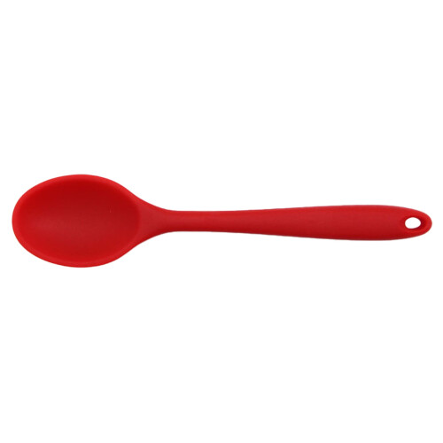 Silicone Spoon Kitchenware Integrated Cooking Spoon Red,Silicone Spoon Kitchenware Cooking Spoon Kitchen Gadgets Soup Spoon,Material：Silicone