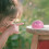 Disfraz de muñeca con casco de bicicleta, rosa, plástico, 2 piezas 4