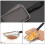 Strandschep met netstructuur 27,5x10x5cm Zilver 1 set 6
