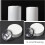 Pedaxi splash-resistant cup lids 5-pack 5