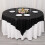 Sort glitter pailletter bordovertræk polyester 180x180 cm 6