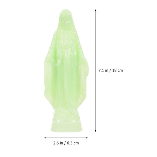 Catholic Glow-in-the-Dark Mother Statue Religious 2