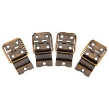 Antyczne zawiasy do szafek z brązu 38x21 mm 4 szt.