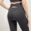 Yogabyxor för kvinnor, enfärgade, hög midja, micro-flare fit 4