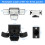 Kit com 2 Luzes Solares com Sensor de Movimento 3000LM 278 LEDs 7