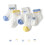 Babystrumpor Set Lätt, Andningsbar, Tecknad Design, 5-pack 1