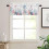 Cortina de lona Ocean Turtle Coral Seagrass branca 54x18 polegadas 3