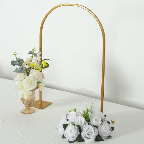Suport metalic pentru flori cu blat rotunjit, 99 cm 1