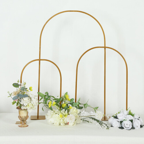 Suport metalic pentru flori cu blat rotunjit, 99 cm 2