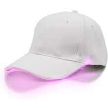 Casquette de baseball LED rechargeable et ajustable unisexe