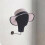 Manikin Head Display for Hairpieces Black Wall Mounted 7