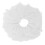 Witte kanten scrunchie, elastische haarelastiek van stof, 1 stuk 4