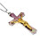 Colar vintage com pingente de cruz de Jesus 8