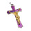 Colar vintage com pingente de cruz de Jesus 6