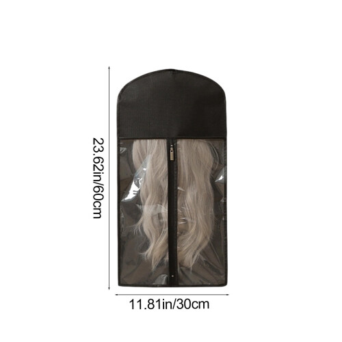 Fabric Wig Storage Hanging Bag Moisture-Proof 1 Pack 2