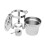 Soppspånstation 7,4 liter rostfritt stål silver 6