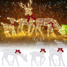LED Deer Outdoor Christmas Decoration Waterproof 1 Piece