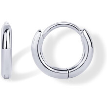 14K guldpläterad sterlingsilver kubisk zirkonia mini huggie