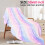 Couverture poney phosphorescente pour enfants de 3 à 10 ans, 50 x 60 cm 2