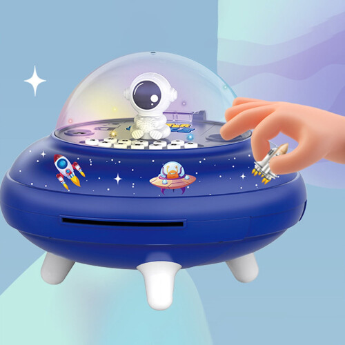 Astronaut spaarpot voor kinderen in UFO-design 1