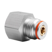 Soda CO2 Pressure Regulator Adapter,Female TR21-4 Soda Cylinder to Male G1/2 Co2 Tank