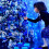Blue Christmas Lights 100 LED 33ft Battery Operated 4