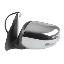Car Side Rearview Mirror Assembly 7 Wires Rearview Mirror with Turn Light for Triton L200 2015-2019 Left