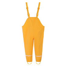 Kids Rain Pants Waterproof Mud-Proof Suspender Trousers