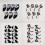 Waterdichte golf wedge headcovers (7 stuks) wit 6