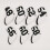 Waterdichte golf wedge headcovers (7 stuks) wit 7